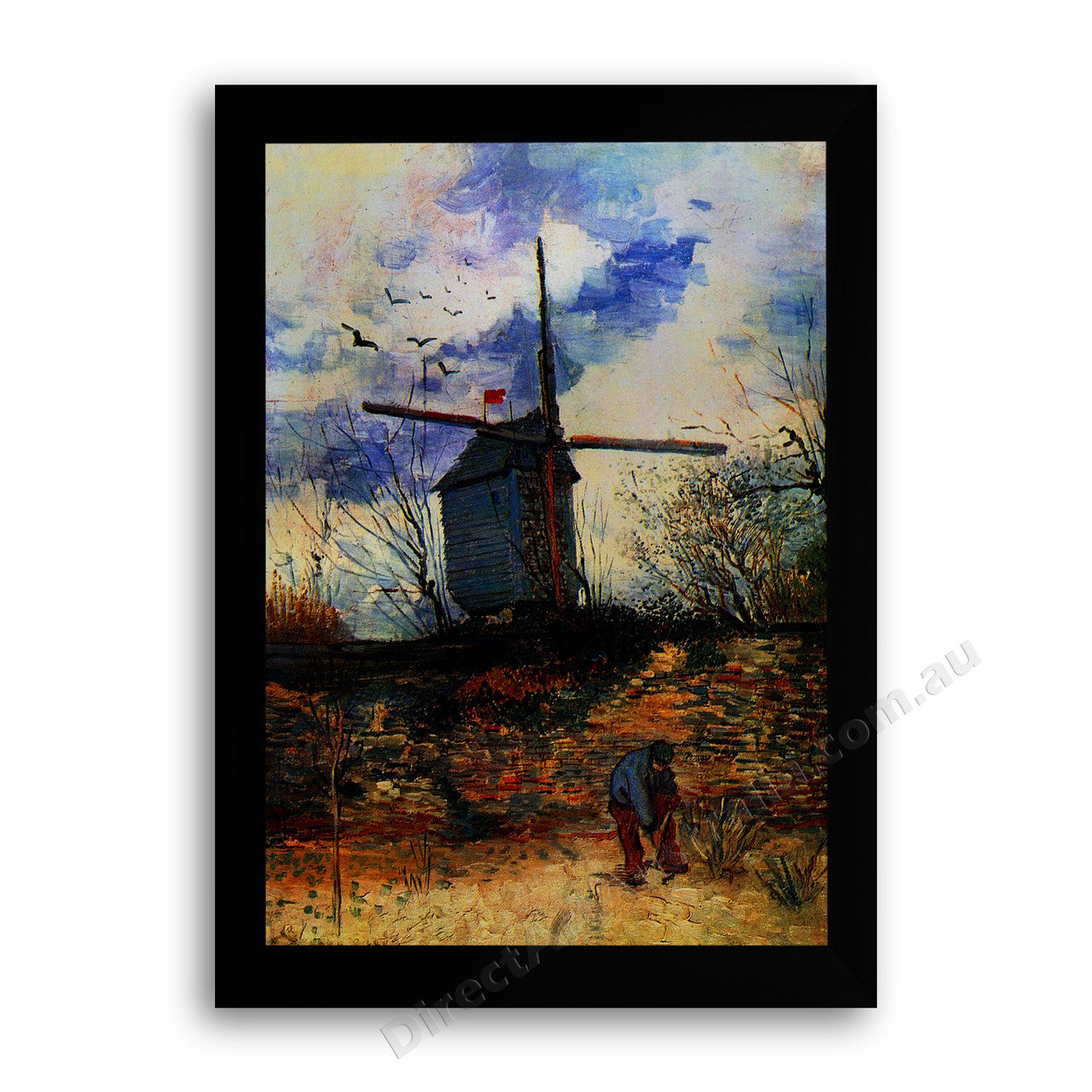Modern Flat Black Frame