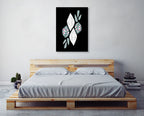 Leaf Pattern II Wall Art Print on the wall