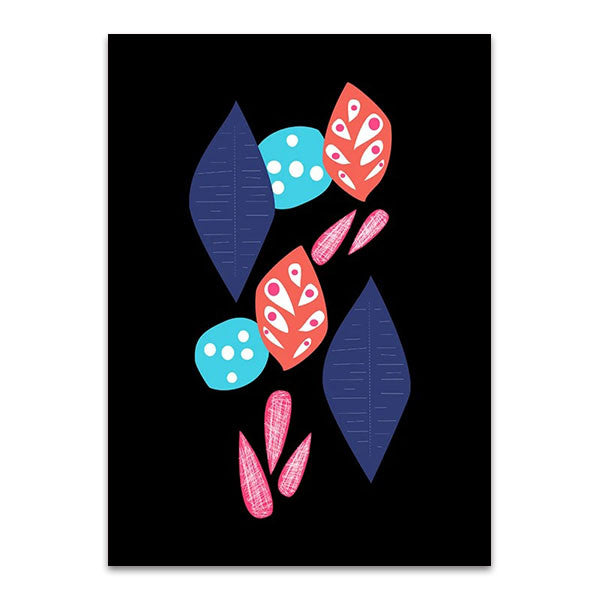 Leaf Pattern I Wall Art Print