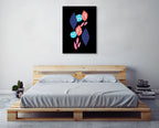 Leaf Pattern I Wall Art Print on the wall