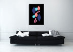 Leaf Pattern I Wall Art Print on the wall