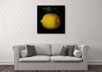 Lemon Wall Art Print on the wall