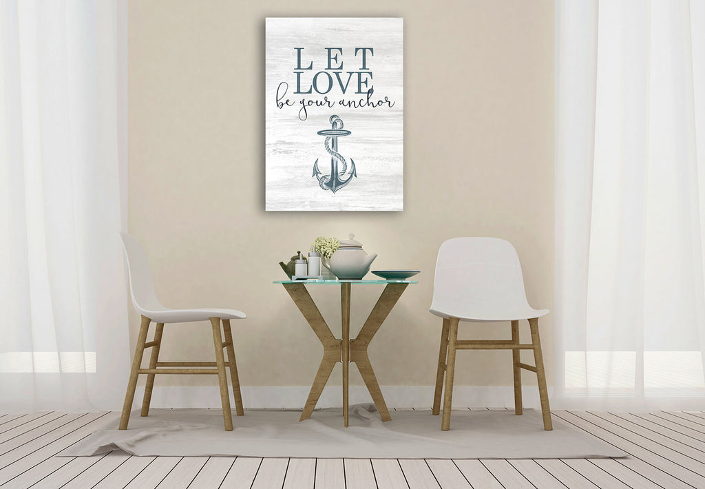 Let Love Hope I Wall Art Print on the wall