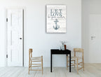Let Love Hope I Wall Art Print on the wall