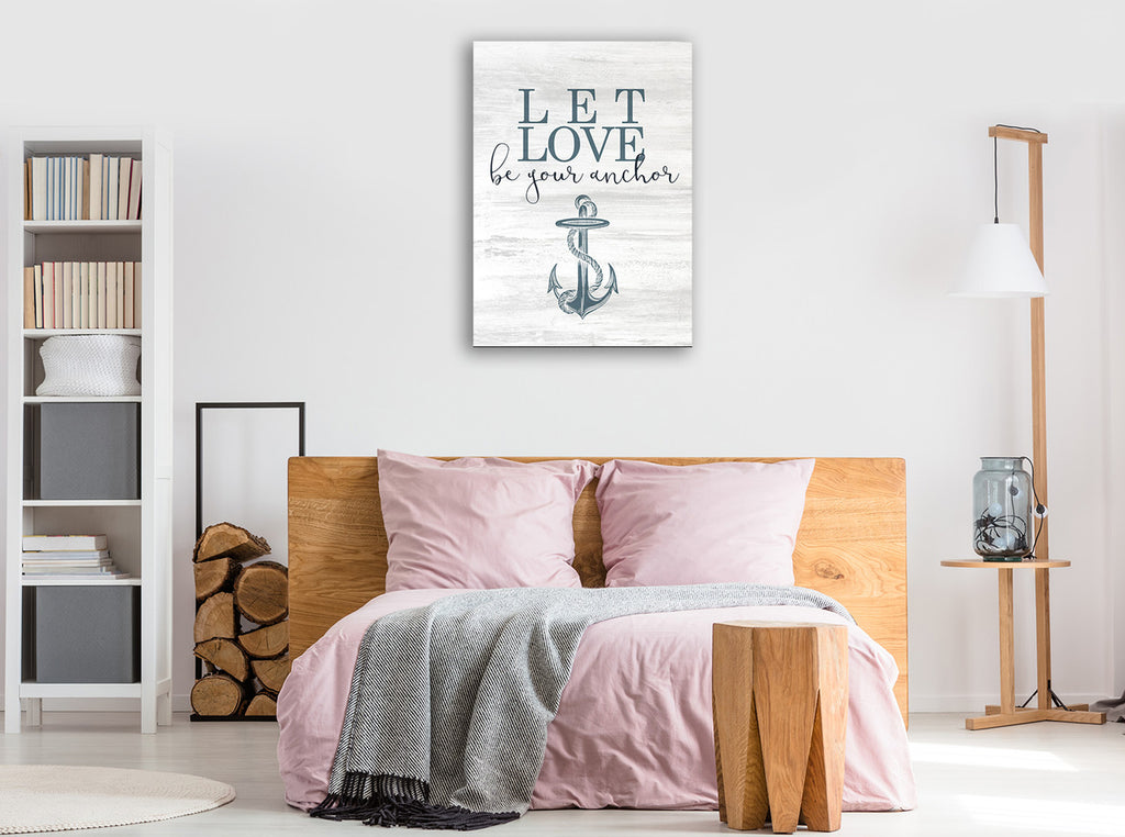 Let Love Hope I Wall Art Print on the wall