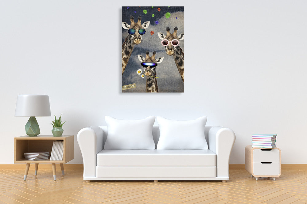 Lets Take A Selfie Wall Art Print  on the wall
