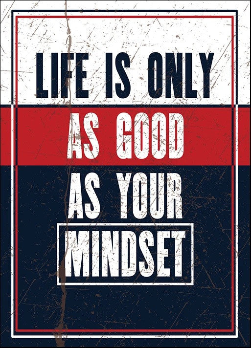 Life Mindset Wall Art Print 
