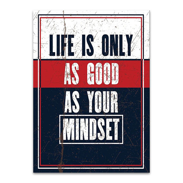 Life Mindset Wall Art Print 