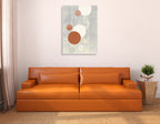Light Grey Word Bubble Wall Art Print on the wall