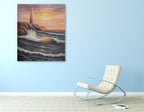 Lighthouse on the wall