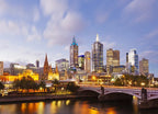 Lights of Melbourne City Wall Art Print