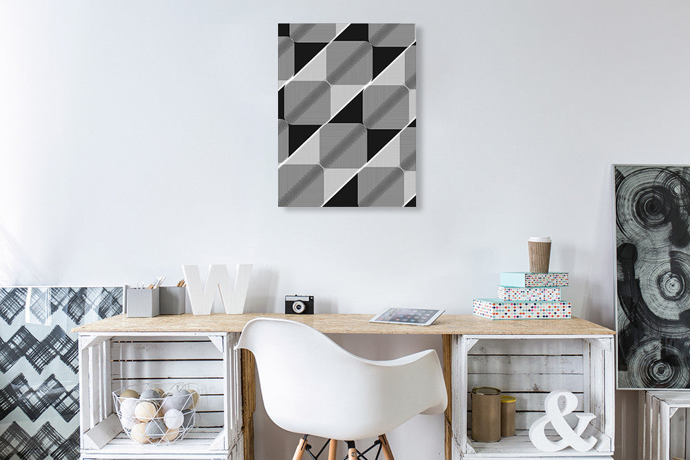 Linear Motion I Wall Art Print on the wall