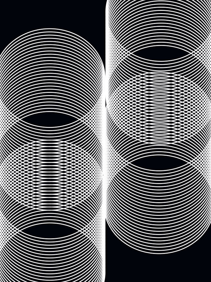 Linear Motion V Wall Art Print 