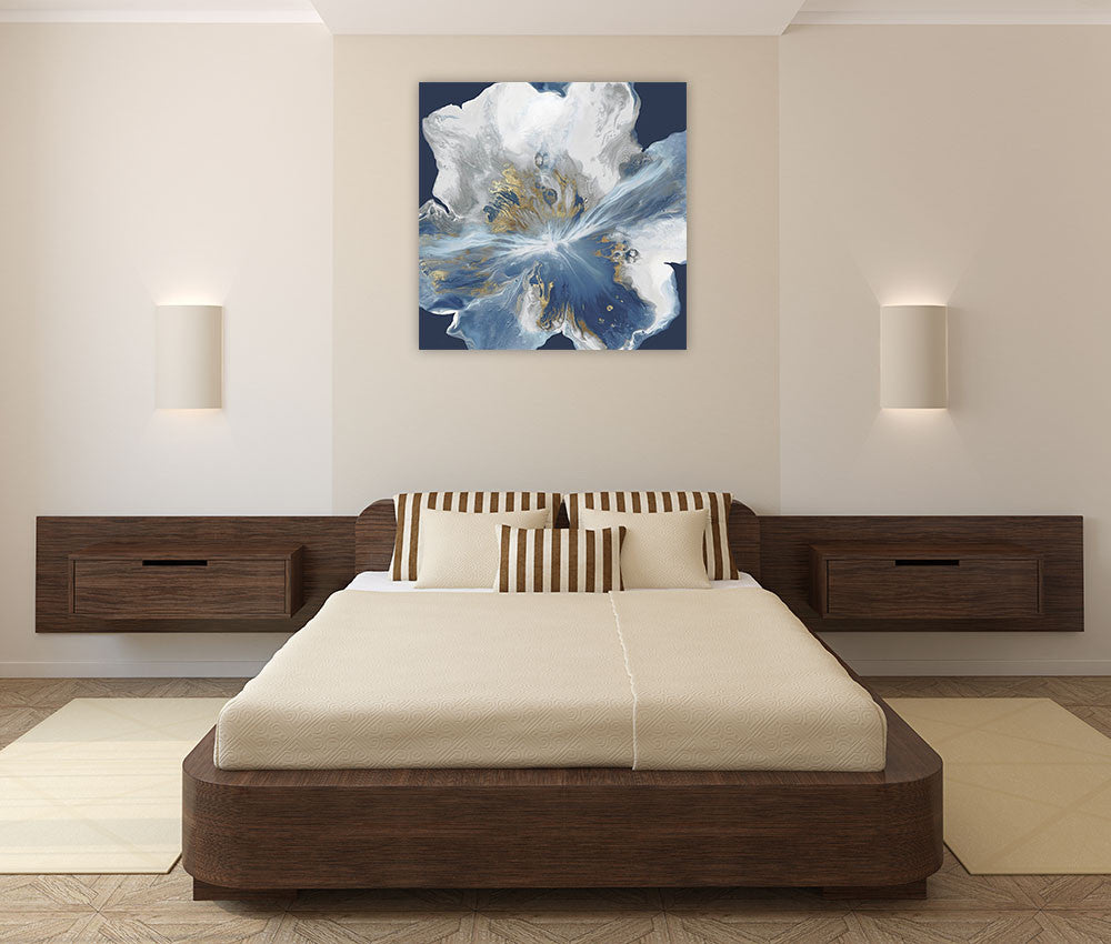 Liquid Enigma II Wall Art Print on the wall