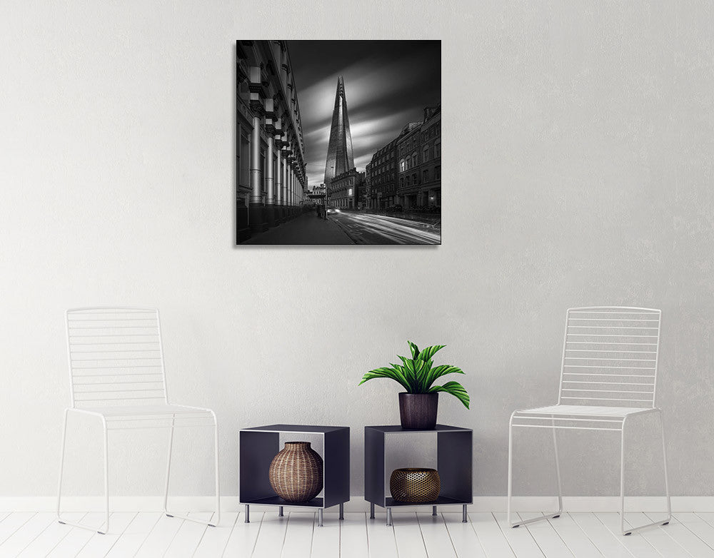 London Skyscrapers Wall Art Print on the wall
