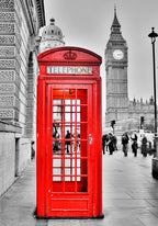 London Phone Wall Art Print