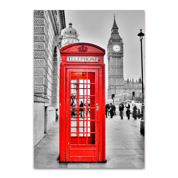 London Phone Wall Art Print