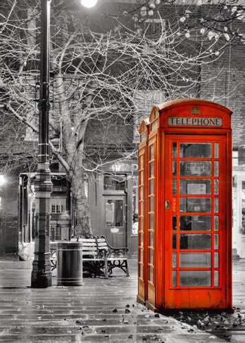 London Red Phone Wall Art Print 