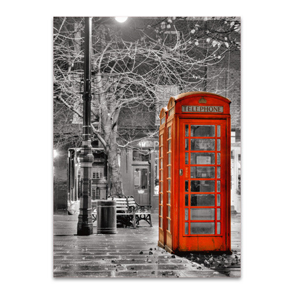 London Red Phone Wall Art Print 