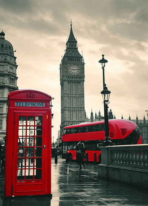 London Red Telephone Box Print