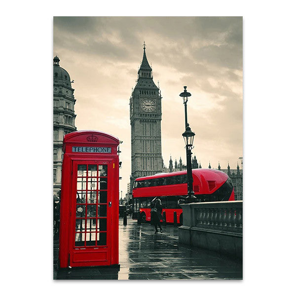 London Red Telephone Box Print