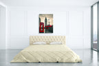 London Red Telephone Box Print on the wall