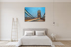 London Tower Bridge Wall Art Print on the wall