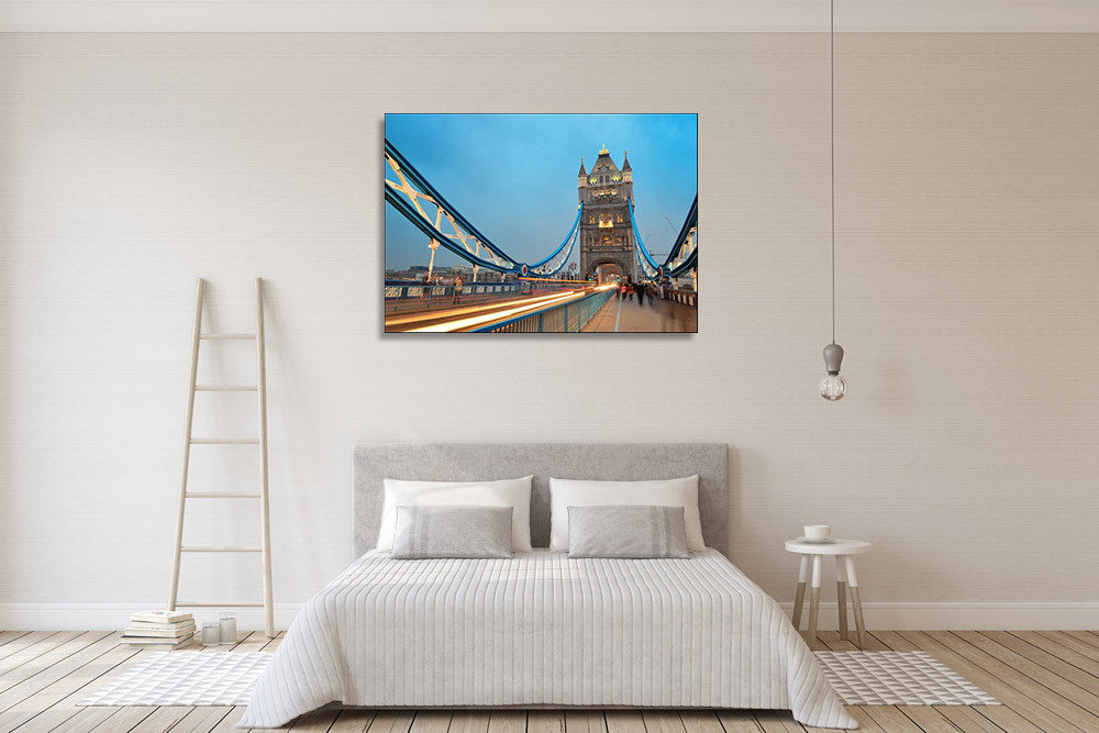 London Tower Bridge Wall Art Print on the wall