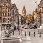 London in Gold Wall Art Print