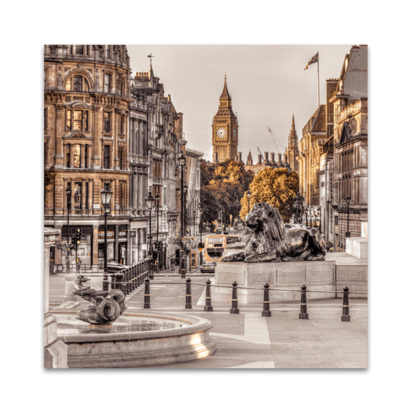 London in Gold Wall Art Print