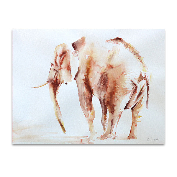 Lone Elephant Wall Art Print