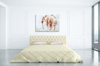 Lone Elephant Wall Art Print on the wall