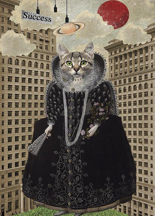 Lost in the City Wall Art Print