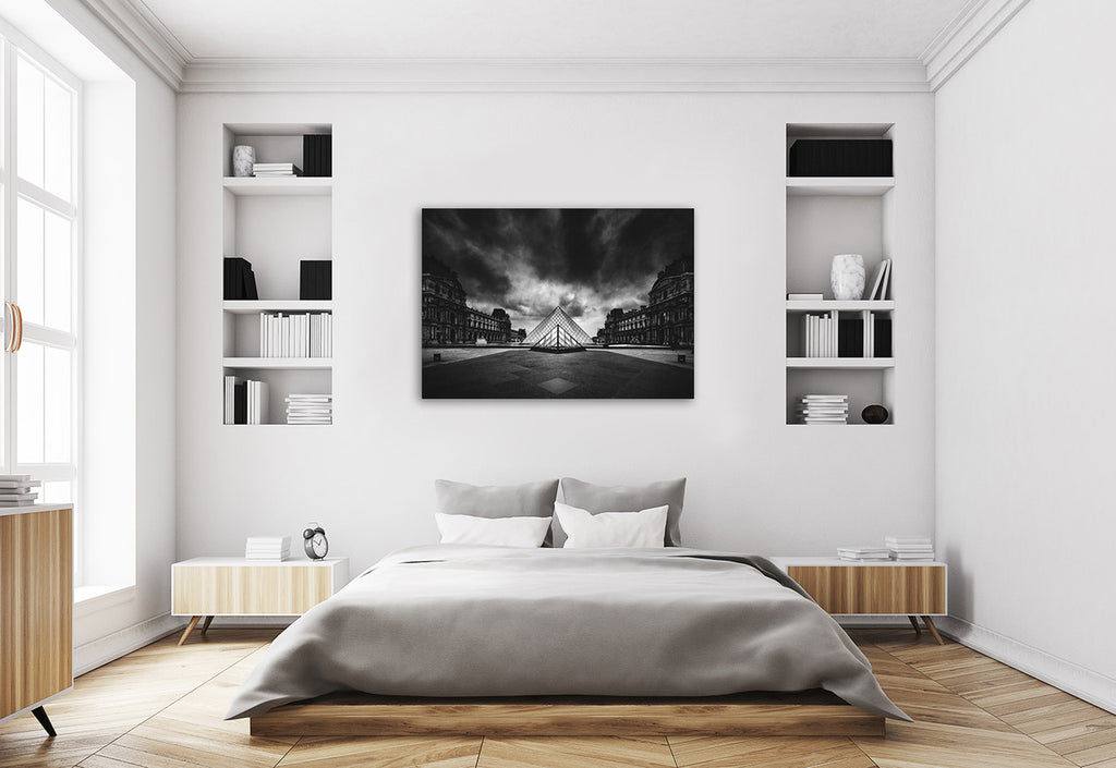 Louvre Wall Art Print on the wall