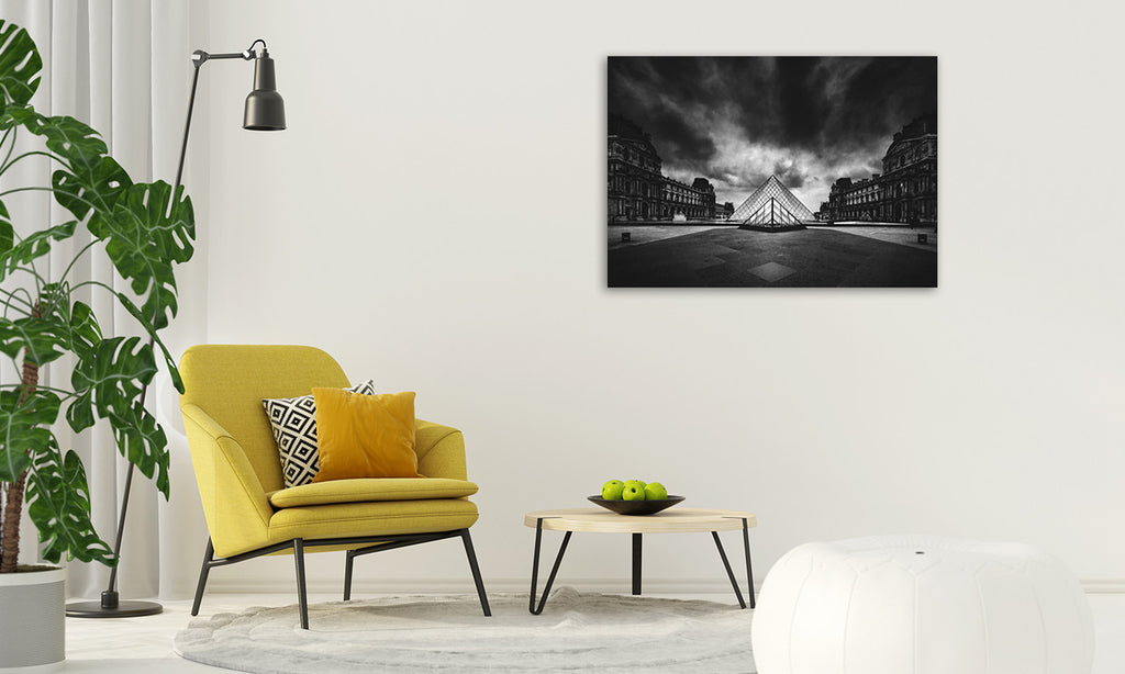 Louvre Wall Art Print on the wall