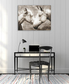 Love Horses Wall Art Print on the wall