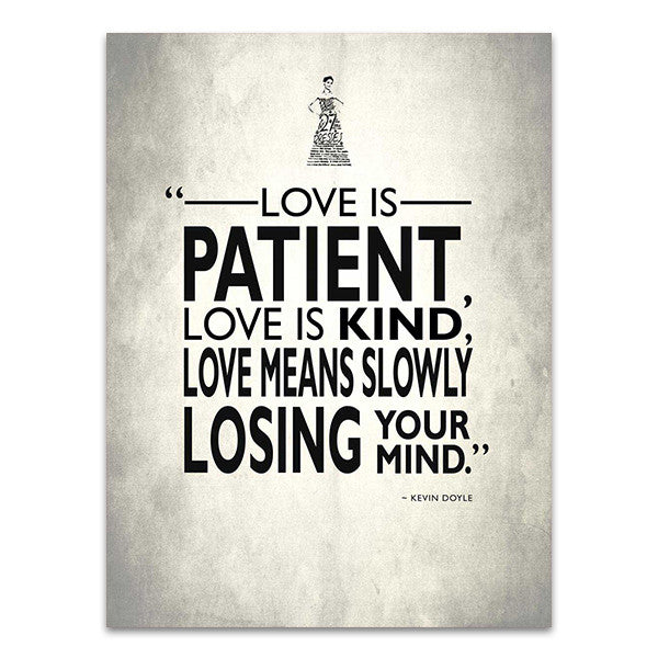 Love Is Kind Wall Art Print