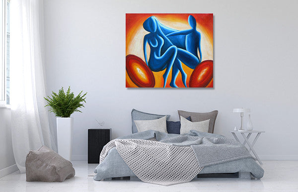 Lovers on the wall