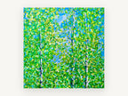 Aspen Canopy Bloom, floral canvas wall art print, front view