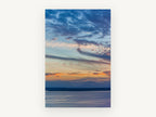 Dusk Cloud Variations, coastal canvas wall art print, front view