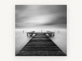 Still Water Jetty, coastal canvas wall art print, front view