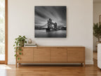 Tower Bridge Long Exposure city canvas print on the wall of a living room above a sideboard