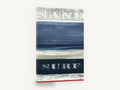 Sand and Surf Stripes, sand and surf coastal typography, coastal canvas wall art print ready to hang