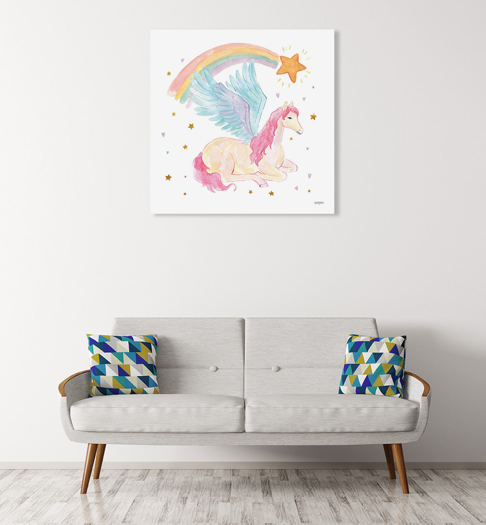 Magical Friends II Wall Art Print on the wall