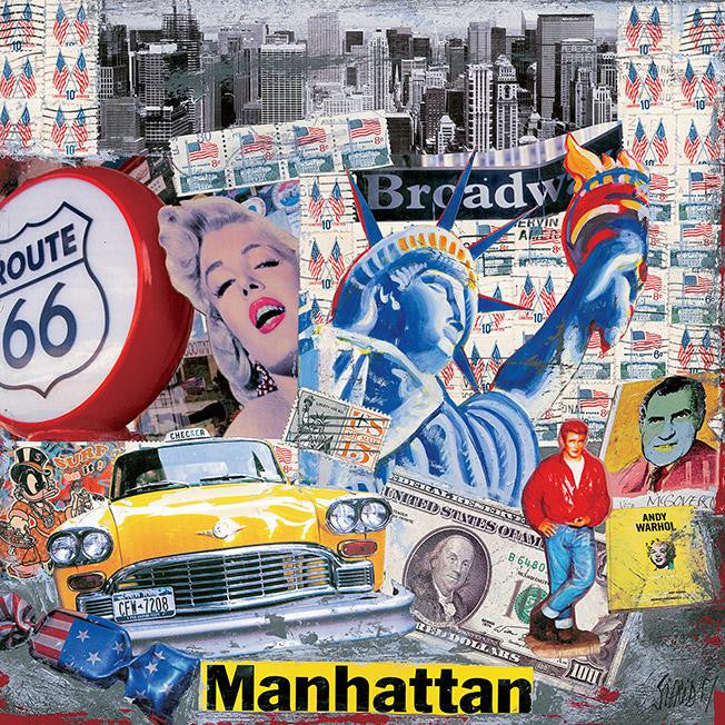 Manhattan Story Wall Art Print