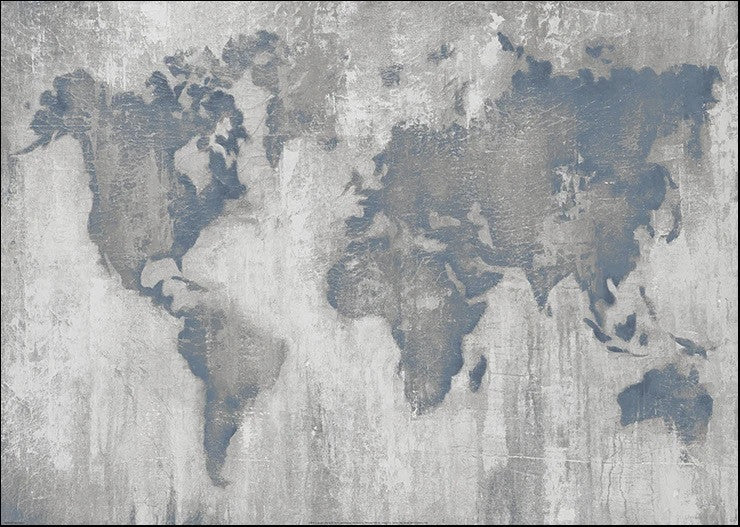 Map of the World V4 Wall Print
