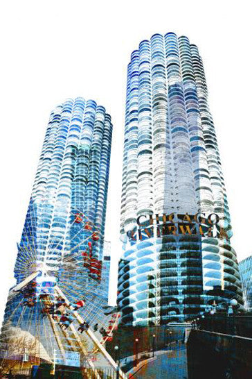 Marina City Chicago Wall Art Print