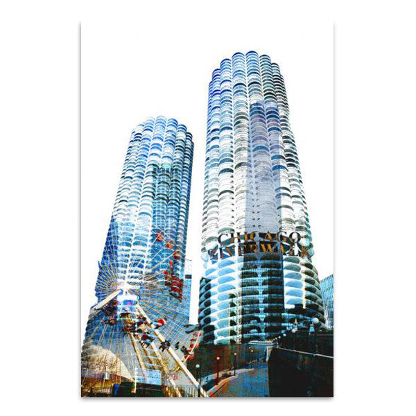 Marina City Chicago Wall Art Print