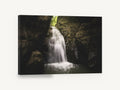 Hidden Gorge Falls, waterfall in rock gorge photograph, landscape canvas wall art print ready to hang