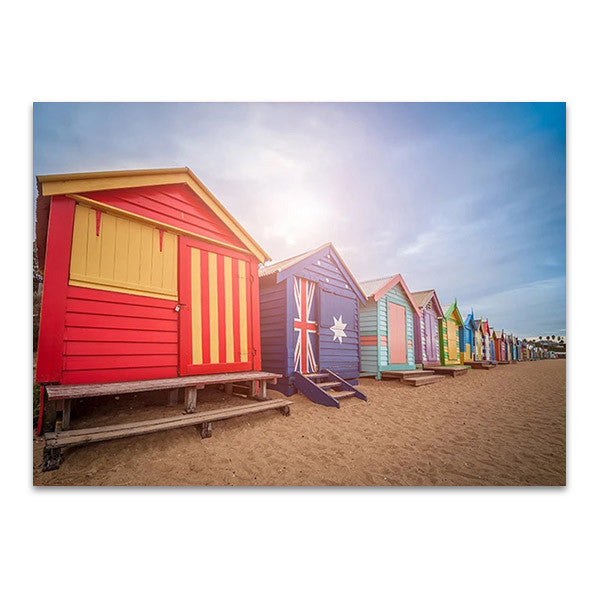 Melbourne Brighton Beach Wall Art Print